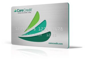 A CareCredit credit card.